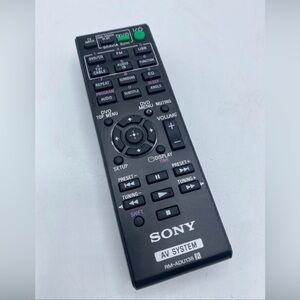 Sony RM-ADU138 Audio Receiver Remote Control For 148997311 AVRZ130